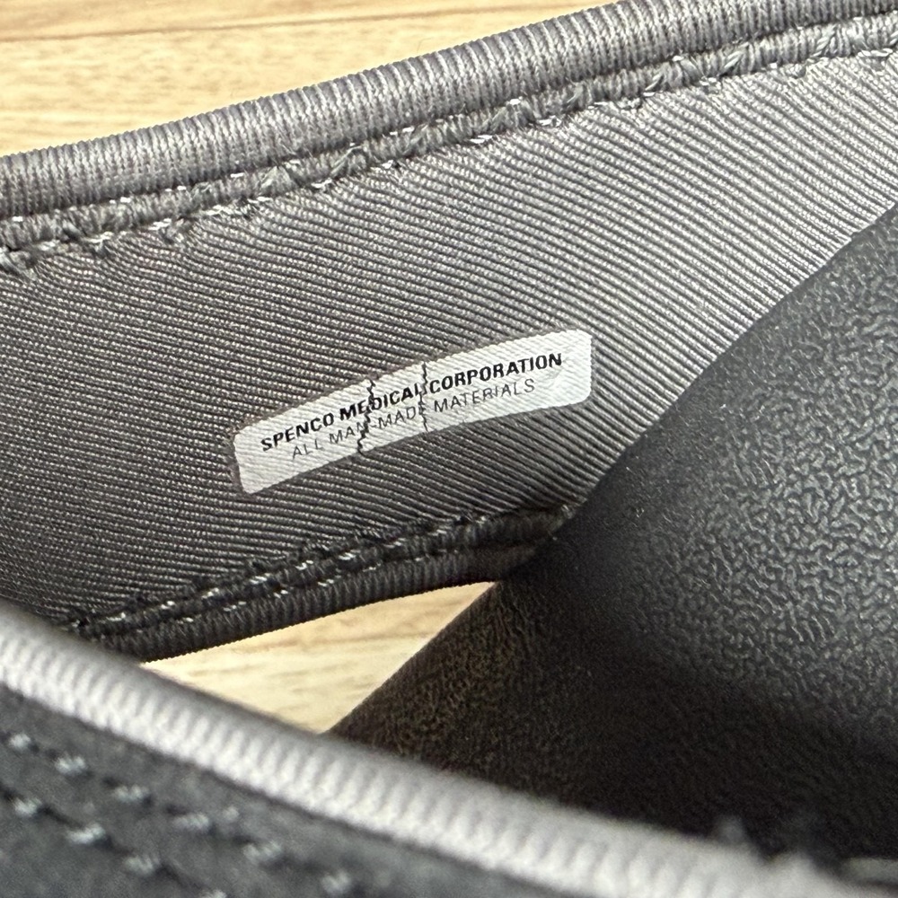 Spenco Sandals Mens Size 11 Black Gray Kholo Slides Arch Support Casual Comfort - Picture 9 of 10